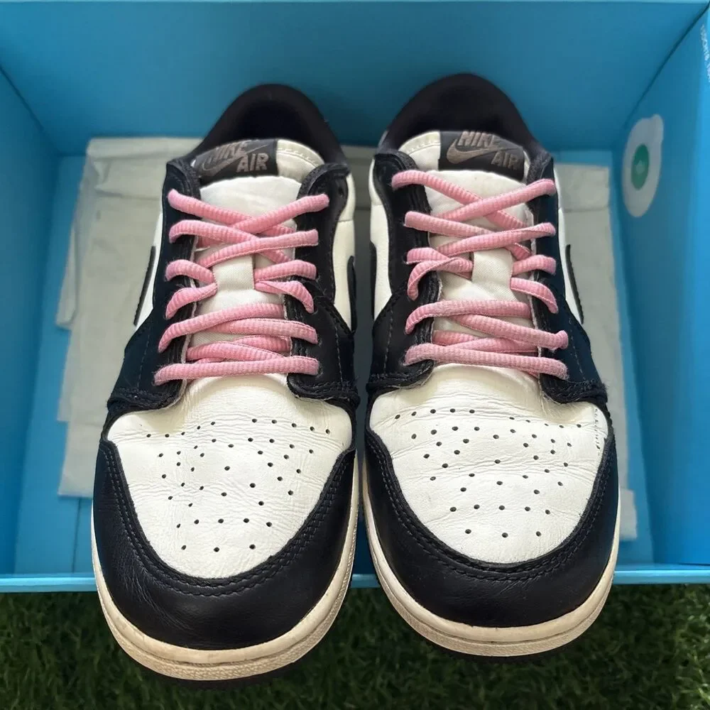 Nike Air Jordan 1 Retro Low OG Dark Mocha White Black Size 6Y CZ0858-102